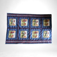 Vintage Handmade Golfing Theme Throw Blanket 68"x44" | Golfer Gift | Sports Decor