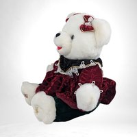 2002 Dandee Snowflake Girl Christmas Plush Bear 14" | Holiday Decor | Collectible