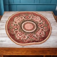 Vintage Ninaco Verona Doily - 13" x 11" - Belgian Viscose & Lurex - Good Condition