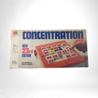 Vintage 1979 Concentration Game by Milton Bradley | Classic Memory Matching Game | Retro Family Fun