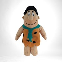 Vintage 1990s Hanna-Barbera The Flintstones Fred & Barney Plush Dolls | 11" Barney, Fred Slightly Smaller | Retro Cartoon Collectibles