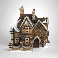 Vintage 1999 Dept. 56 Tattyeave Knoll Village House | Lighted | Excellent Condition | Original Box | Christmas Decor
