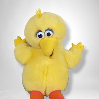 Vintage 1995 Tyco Big Bird Plush, 15" Tall, Sesame Street Toy, Collectible Plush, 90s Kids Toy, Gift for Collector
