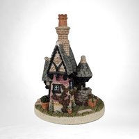 Vintage 5" Shoe House, "The Wishingwell Shoe" by John Herbert, Fairy House Figurine, Cottagecore Decor, Whimsical Gift, Storybook Decor