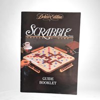 Vintage 1989 Scrabble Deluxe Edition - Turntable Board, Complete Set, Excellent Condition