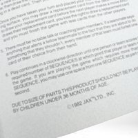 Vintage 1982 Sequence Game | Complete Set | Very Good Condition