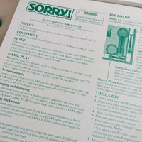 Vintage 1992 Parker Brothers Sorry! Board Game | Complete | Family Game Night Fun