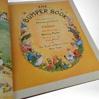 1946 The Bumper Book | Vintage Children's Stories & Verses | Illustrated by Eulalie | Oversized Hardcover