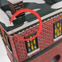 Vintage 1997 Department 56 Main Street Gift Shop | Original Snow Village | Lighted Christmas Village House | Ceramic Holiday Decor