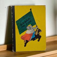 Vintage 1963 Babar the King Hardcover Book | Jean De Brunhoff | Children's Classic | Elephant Story | Collectible Book