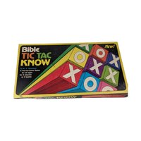 Vintage 1978 Bible Tic Tac Know Game, Christian Board Game, Family Game Night, Religious Education, Sunday School Game, Collectible Game