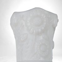 Vintage White Milk Glass Peg Votive Candle Holders | Floral Design | Set of 2 | Cottagecore Decor | Romantic Ambiance