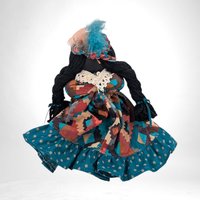 Vintage Native American Doll, Air Freshener Base, 7", Southwest Decor, Unique Gift