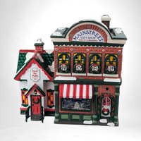 Vintage 1997 Department 56 Main Street Gift Shop | Original Snow Village | Lighted Christmas Village House | Ceramic Holiday Decor
