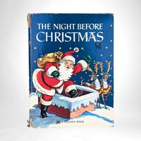 Vintage 1949 The Night Before Christmas by Clement C. Moore | Hardcover Classic | Christmas Gift | Illustrated by Clement C. Moore