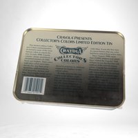 Vintage 1991 Crayola Collector's Colors Tin, 72 Crayons, Limited Edition,  Barney & Smith,  New in Package,  Retro Crayons