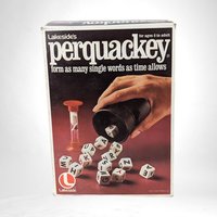 Vintage 1975 Lakeside Perquackey Word Game | Dice Game | Family Game Night
