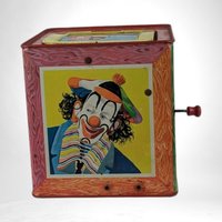 Vintage 1961 Mattel Clown Jack in the Box,  Collectible Toy,  Vintage Toy,  Repair Project,  Parts