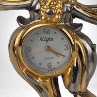 Vintage Elgin Circus Clown Clock with Balloons, Collectible Clown Figurine, Whimsical Desk Clock, Unique Gift for Clown Enthusiasts, 4"