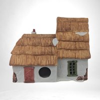 1986 Dept 56 "The Cottage of Bob Cratchit & Tiny Tim" Dickens' Village House |  Christmas Carol Collectible |  Vintage Christmas Decor