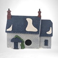 Vintage 1990 Dept 56 "Brownlow House" | Dickens' Village Series | Oliver Twist | Lighted Porcelain House | Christmas Village