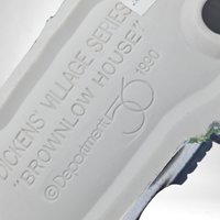 Vintage 1990 Dept 56 "Brownlow House" | Dickens' Village Series | Oliver Twist | Lighted Porcelain House | Christmas Village