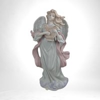 Vintage 2000 Grandeur Noel Porcelain Angels,  Angel Figurine Set,  Musical Angels,  Christmas Angels, Collectible Angels, Holiday Decor