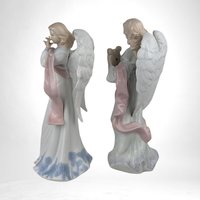 Vintage 2000 Grandeur Noel Porcelain Angels,  Angel Figurine Set,  Musical Angels,  Christmas Angels, Collectible Angels, Holiday Decor