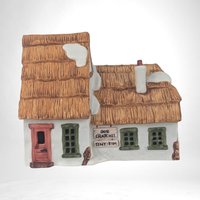 1986 Dept 56 "The Cottage of Bob Cratchit & Tiny Tim" Dickens' Village House |  Christmas Carol Collectible |  Vintage Christmas Decor