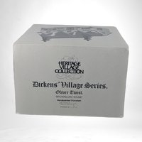 Vintage 1990 Dept 56 "Brownlow House" | Dickens' Village Series | Oliver Twist | Lighted Porcelain House | Christmas Village