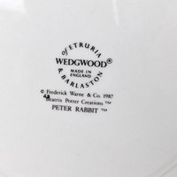 1987 Wedgwood Peter Rabbit Christmas Plate, Collectible Plate, Beatrix Potter, Holiday Decor