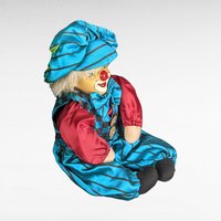 Vintage German Clown Doll | Collectible | Unique Decor | Gift for Doll Collector