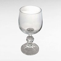 Vintage Bohemia Claudia Crystal Wine Glasses | Set of 4 | 8 oz | 1987 | With Original Box