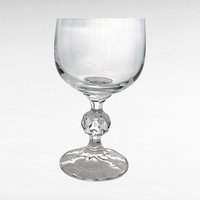 Vintage Bohemia Claudia Crystal Wine Glasses | Set of 4 | 8 oz | 1987 | With Original Box