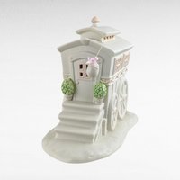 1995 Dept 56 Snowbunnies "My Woodland Wagon" | Springtime Stories | Lighted Figurine