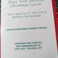 Vintage 1994 Holiday Creations Mrs. Claus, Animated & Musical, Christmas Decor, Baking Scene,  Lights/Music, SMALL IMPERECTION