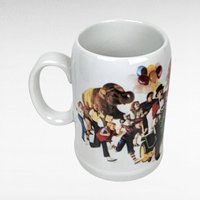 Vintage 1983 John Deere Circus Mug | Ceramic Coffee Mug | Collectible Advertising | Tractor Parade