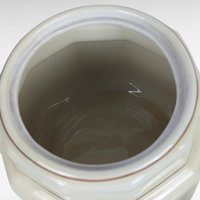 Vintage Porcelier Teapot | Wheat Pattern | Cream Ceramic Teapot with Lid | Art Deco Style | Collectible Teapot | Gift for Tea Lovers