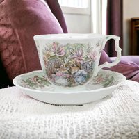 Royal Doulton Brambly Hedge "Summer" Cup and Saucer, Vintage Teacup,  Jill Barklem, Collectible China, Gift for Tea Lovers
