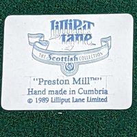 1989 Lilliput Lane Preston Mill Cottage | Handcrafted English Village Figurine | Collectible Model | 3.5 Inches