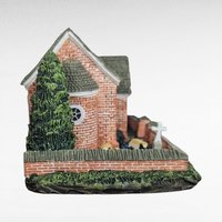 1992 Hawthorne Eastbrook Church | LeVan | Cottage Village Figure | Collectible Christmas Village | Vintage Holiday Decor