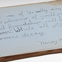 1948 High School Autograph Book | Wooden Cover | Vintage Memory Book | School Days Memorabilia