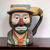 Emmett Kelly Jr. Musical Mug | Flambro Clown Mug | Ceramic Clown Vase | Collectible Clown