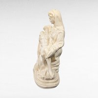 Vintage Italian Pieta Statue, Michelangelo Inspired Sculpture, Religious Figurine, Mary and Jesus Sculpture, Catholic Art, Home Altar Decor