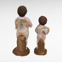 Vintage Occupied Japan Ceramic Cherubs | Angel Figurines | Musical Cherubs | Collectible Figurines