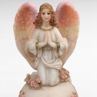 1995 Roman Seraphim Classic "The Rainbow's End" Angel Music Box, Collectible Music Box, Gift for Angel Lovers