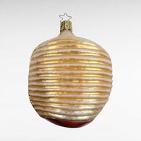Vintage Blown Glass Christmas Ornament, Old World Santa Claus, Hand-Painted