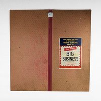 Vintage 1936 Transogram Big Business Board Game Wall Hanging - 17 3/4 Inch Square - Unique Home Decor - Retro Game Room Art