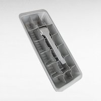 Vintage Magic Touch Ice Cube Tray - Aluminum Ice Tray with Lever - Retro Kitchen Gadget - Mid-Century Barware
