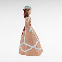 Vintage Dave Grossman Gone with the Wind Suellen O'Hara Figurine | 7.5 Inch Porcelain Collectible | Southern Belle Decor | 1990s